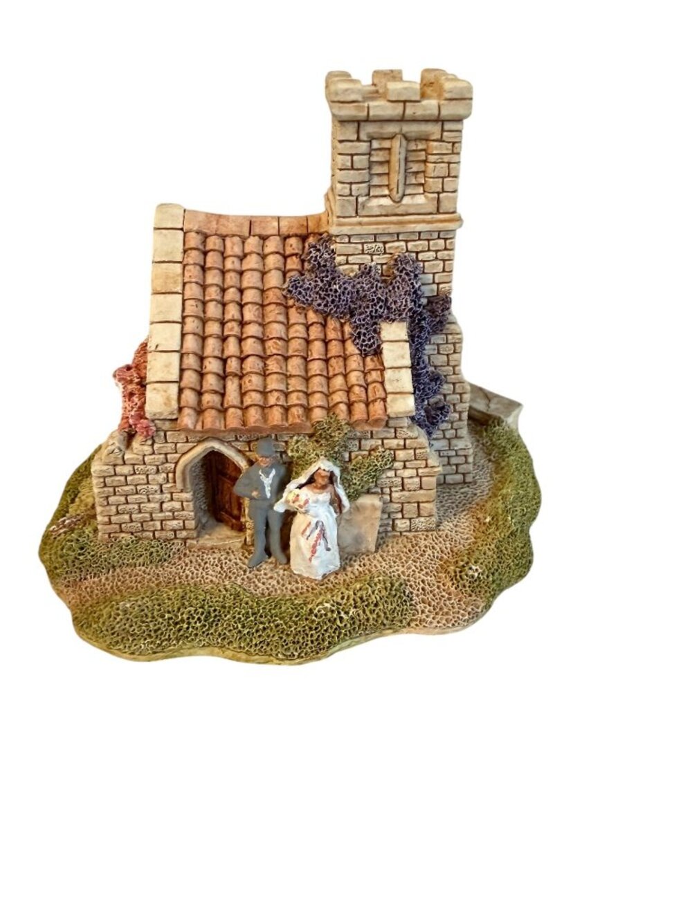 Vintage 1992 Lilliput Lane Wedding Bells Church Figurine English Collection Nort